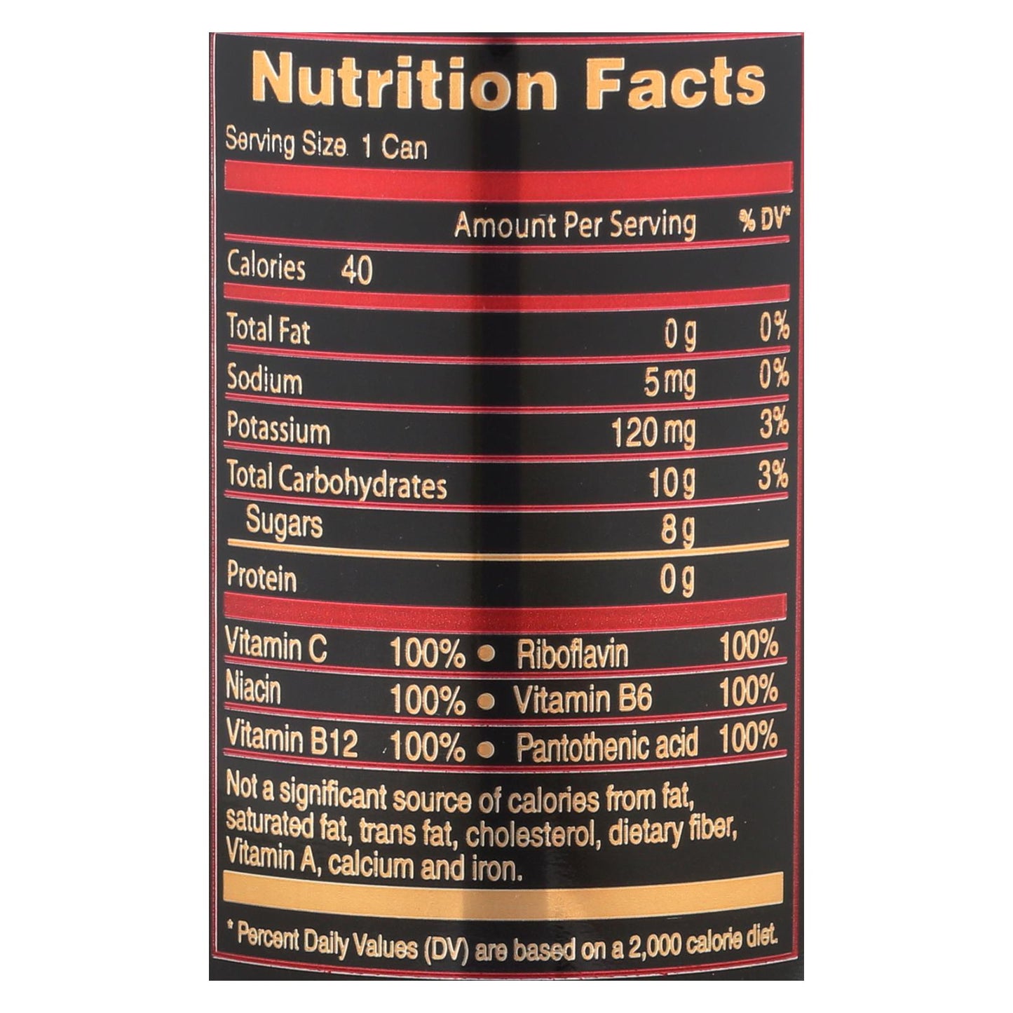 Petey's Bing Black B-vitamins Vitamin C Caffeine & Ginseng Beverage - Case Of 24 - 12 Fz