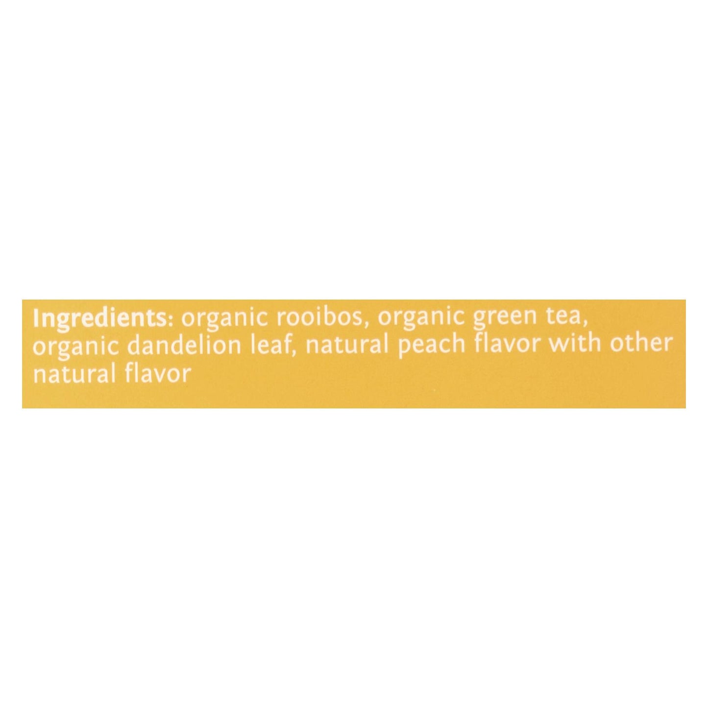 Steep By Bigelow Organic Dandelion And Peach, Rooibos And Green Tea - Case Of 6 - 20 Bags