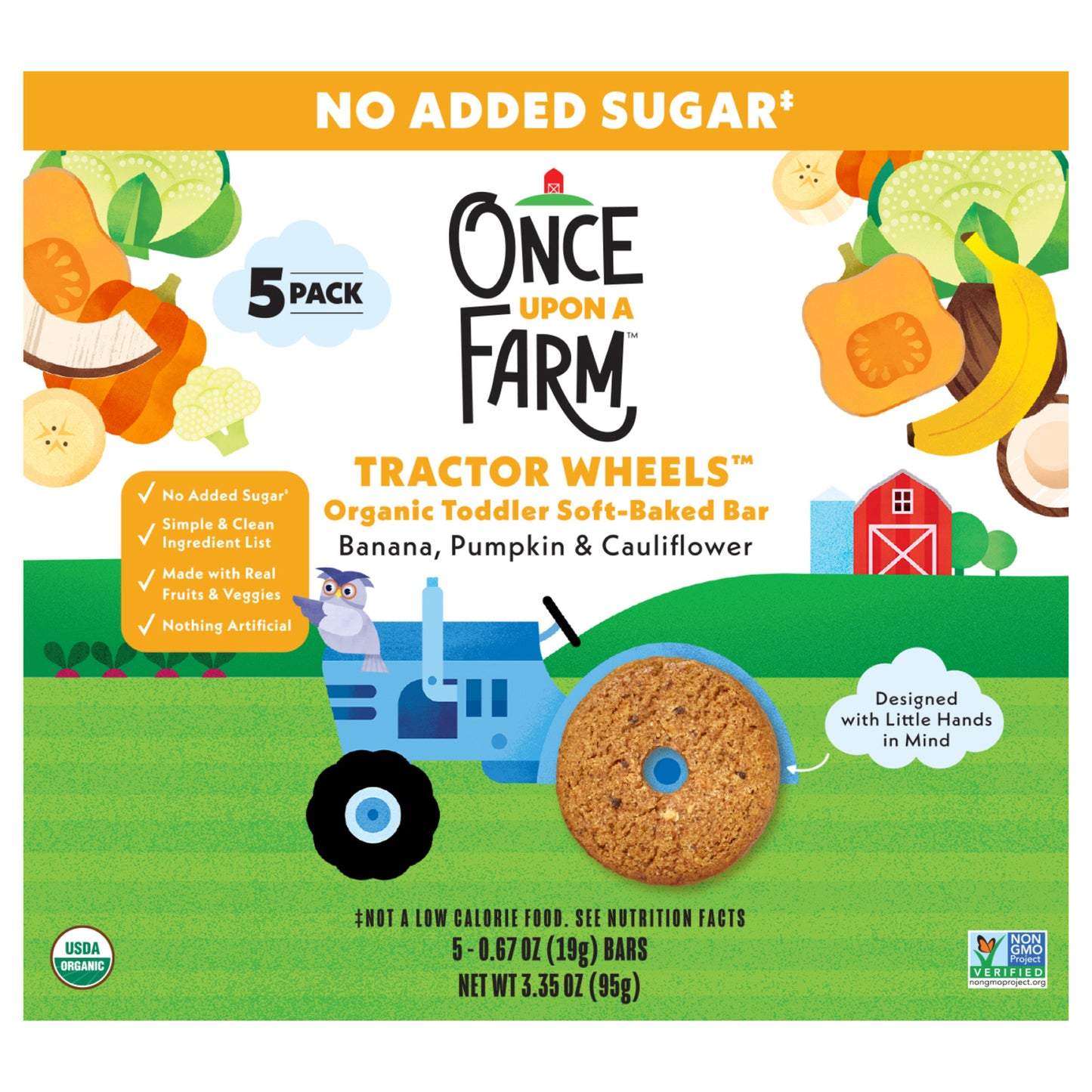Once Upon A Farm - Bar Og2 Ban Pumpkin Caul - Cs Of 8-3.35 Oz