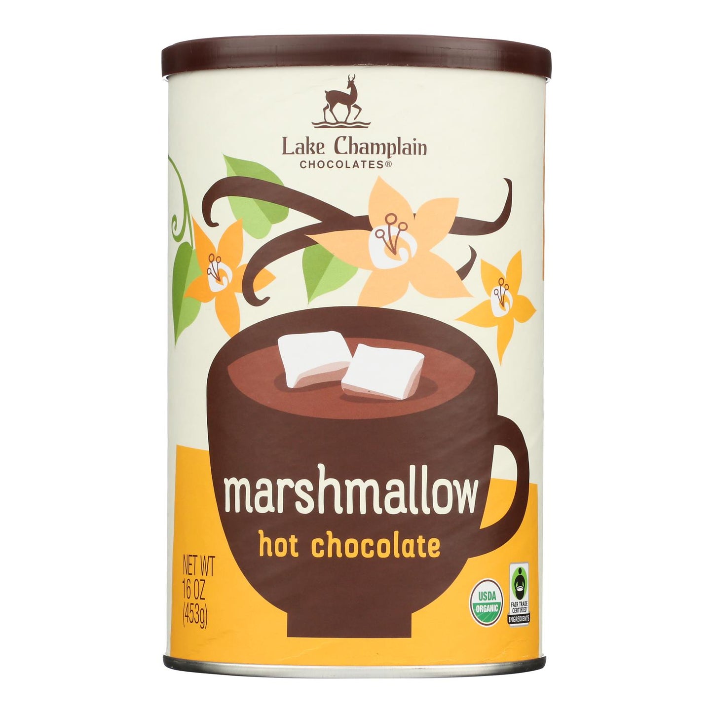 Lake Champlain Chocolates Marshmallow Hot Chocolate Mix - Case Of 6 - 16 Oz