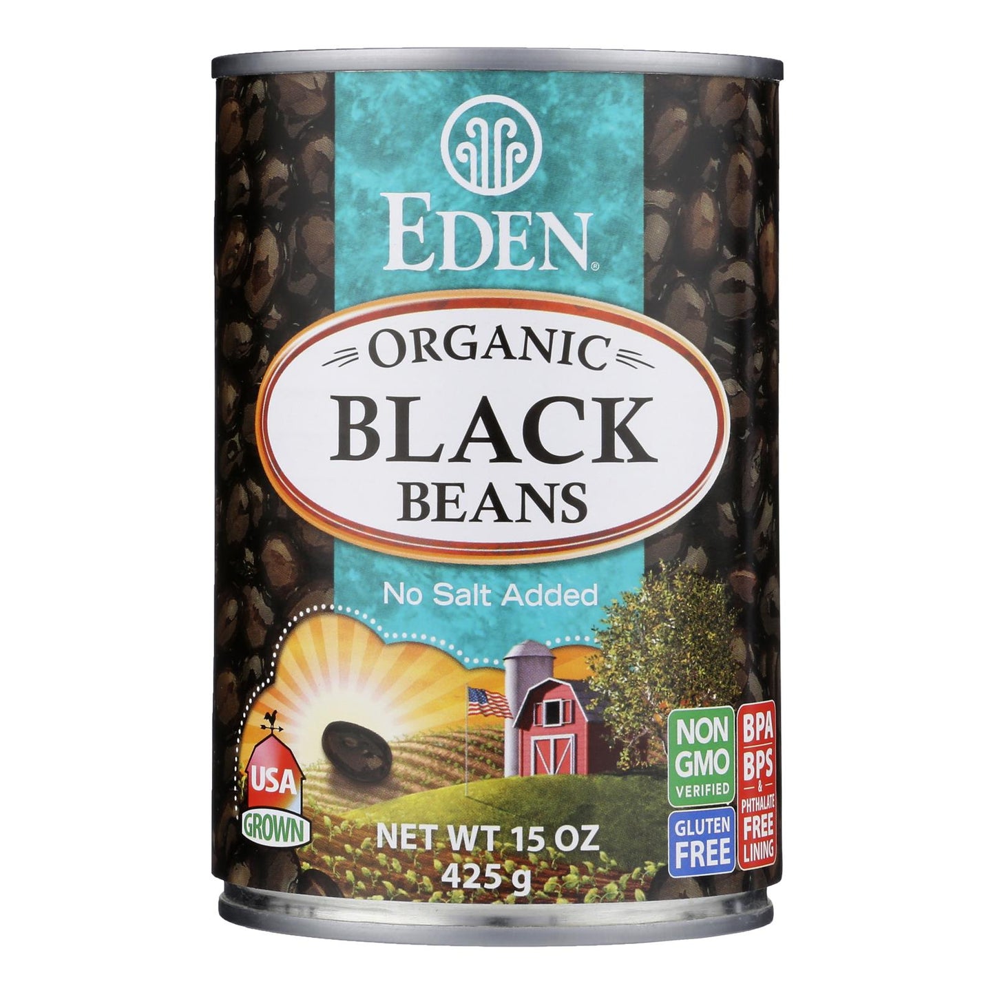 Eden Organic Black Beans - Case Of 6 - 15 Oz
