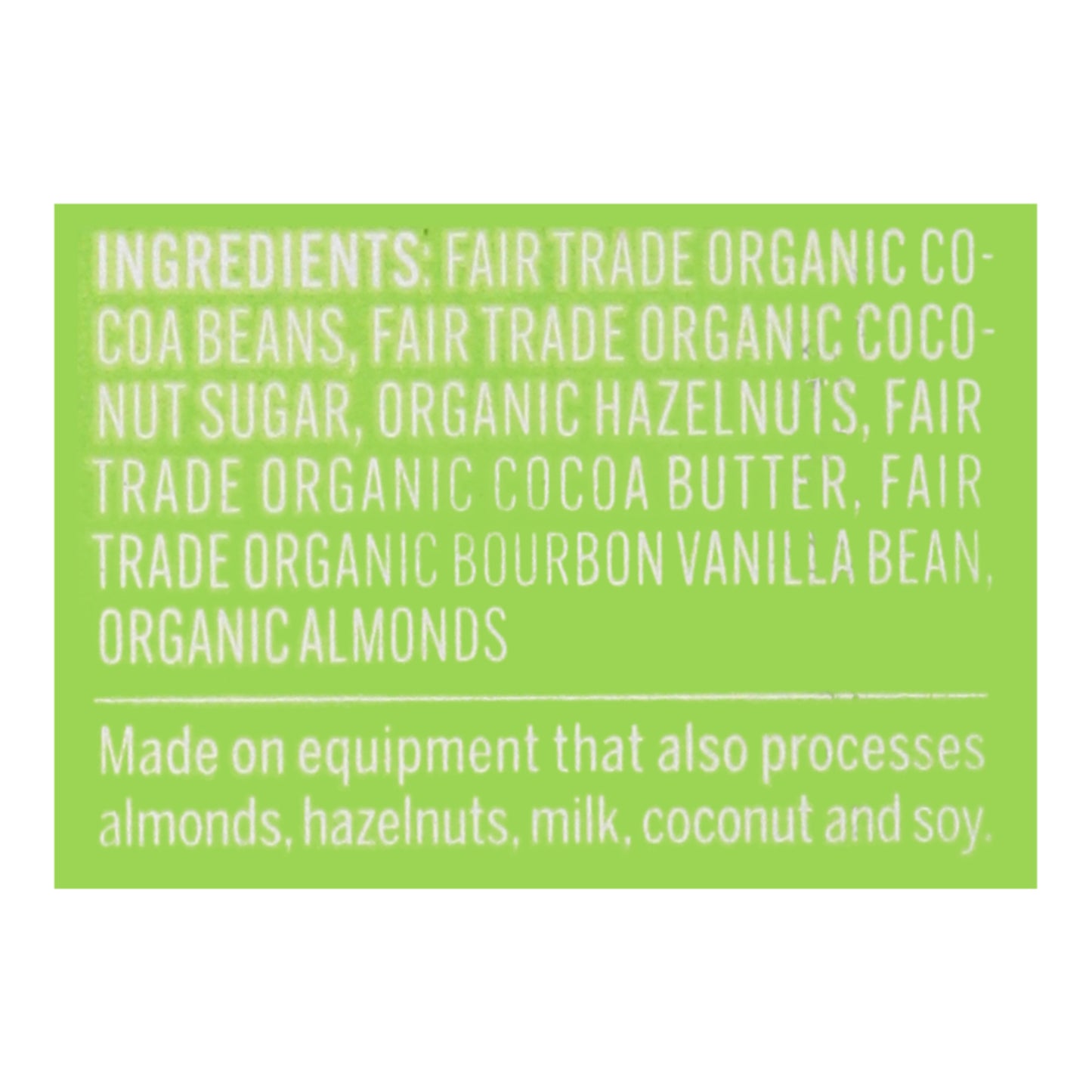 Dr. Bronner's - Bar Chocolate Hazelnut Butter - Case Of 12-2.93 Oz