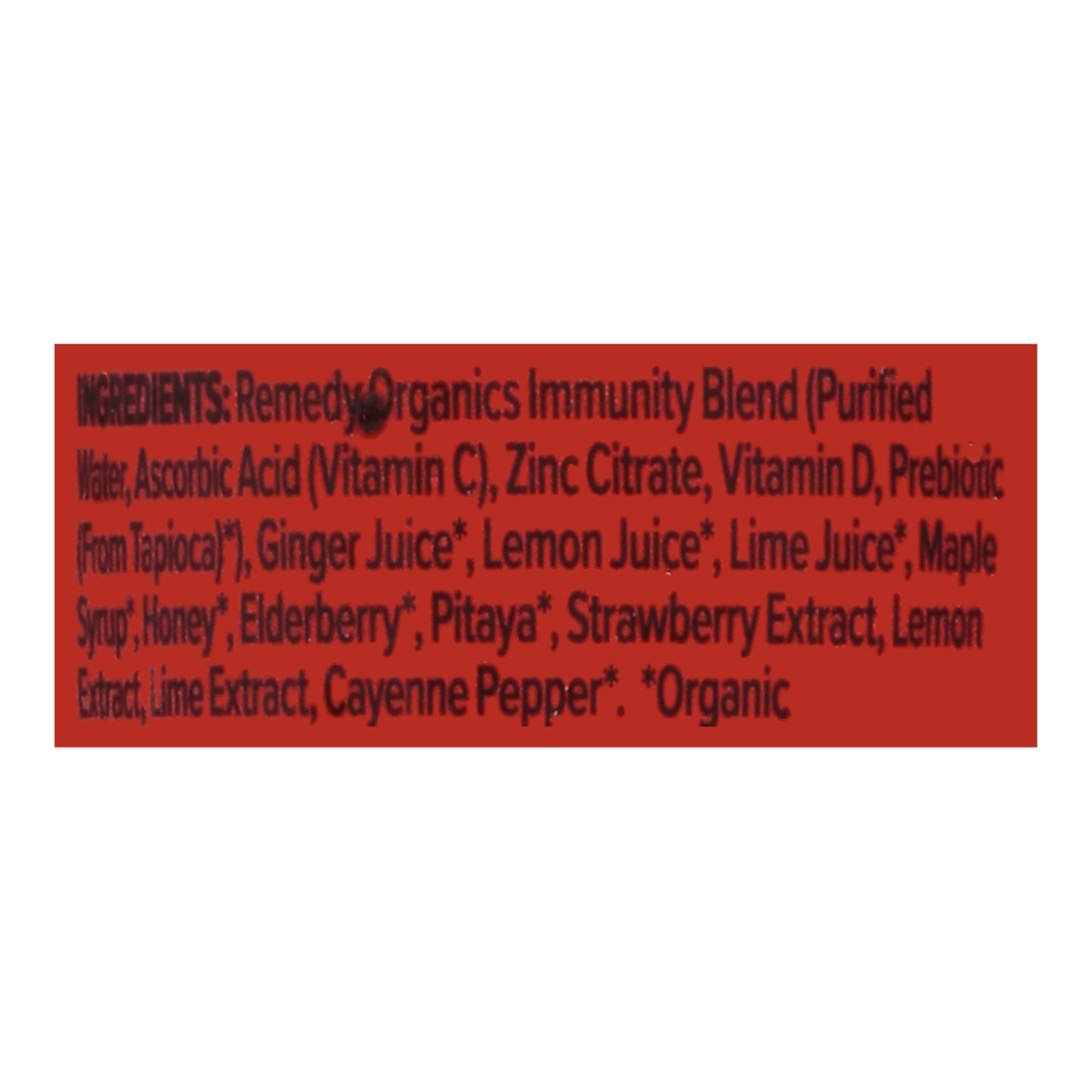Remedy Organics - Shot Og2 Protect Immunity - Cs Of 24-2 Oz