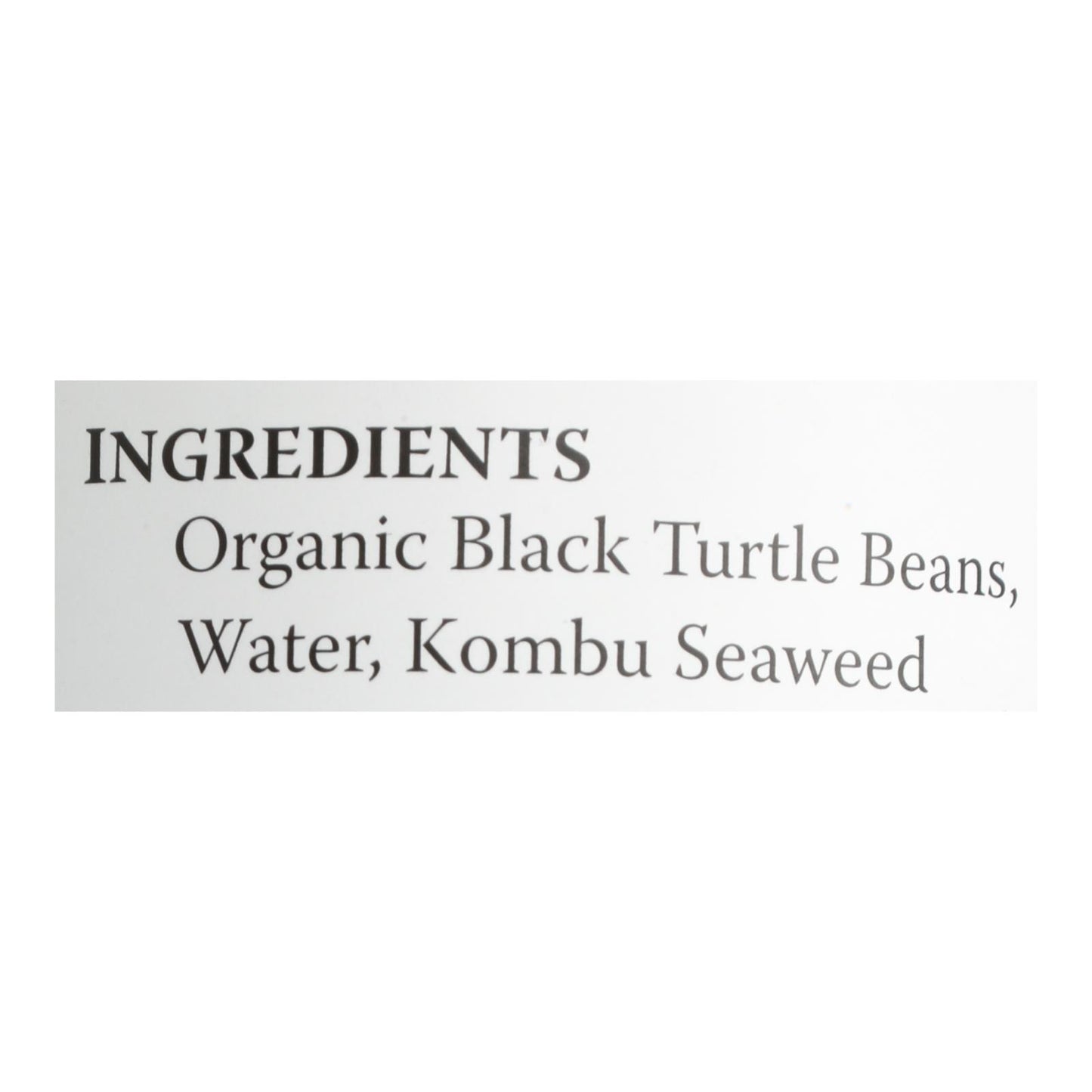 Eden Organic Black Beans - Case Of 6 - 15 Oz