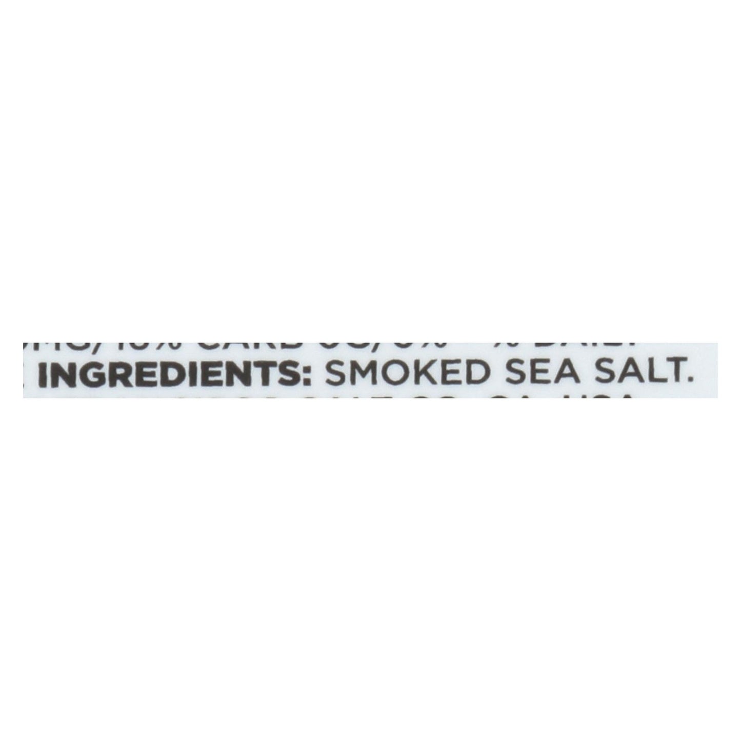 San Francisco Salt Company Hickory Smoked Sea Salt - Case Of 6 - 5 Oz