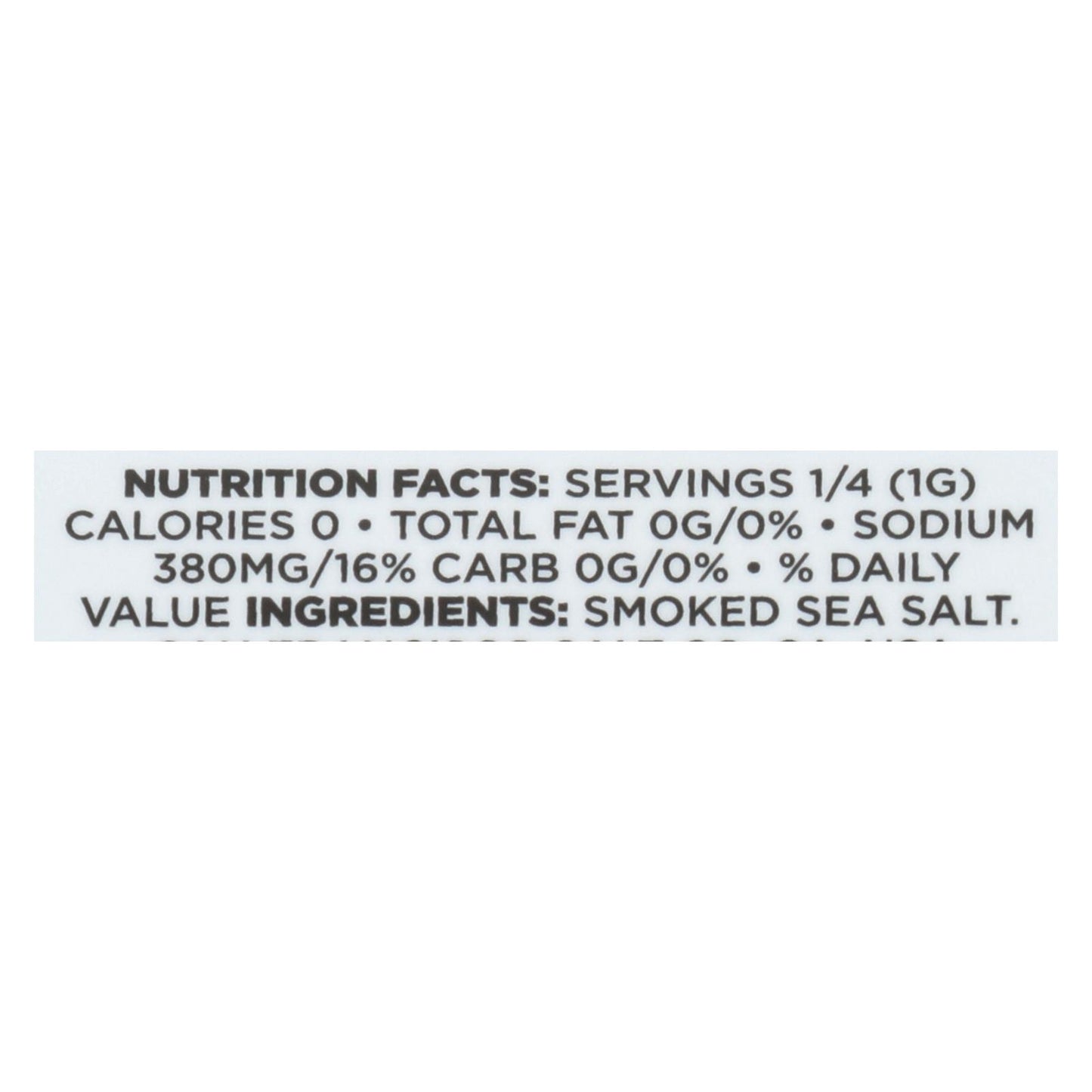 San Francisco Salt Company Hickory Smoked Sea Salt - Case Of 6 - 5 Oz