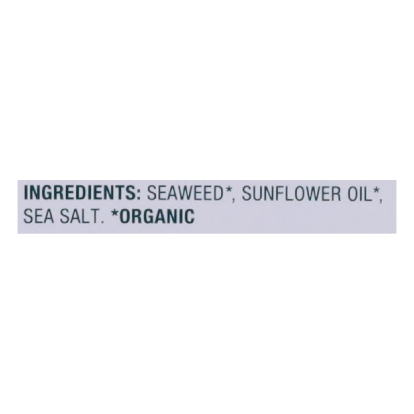 Gimme Organic Seaweed Snacks – Sea Salt 5-Pack, Case of 6 (0.14 oz Packs)