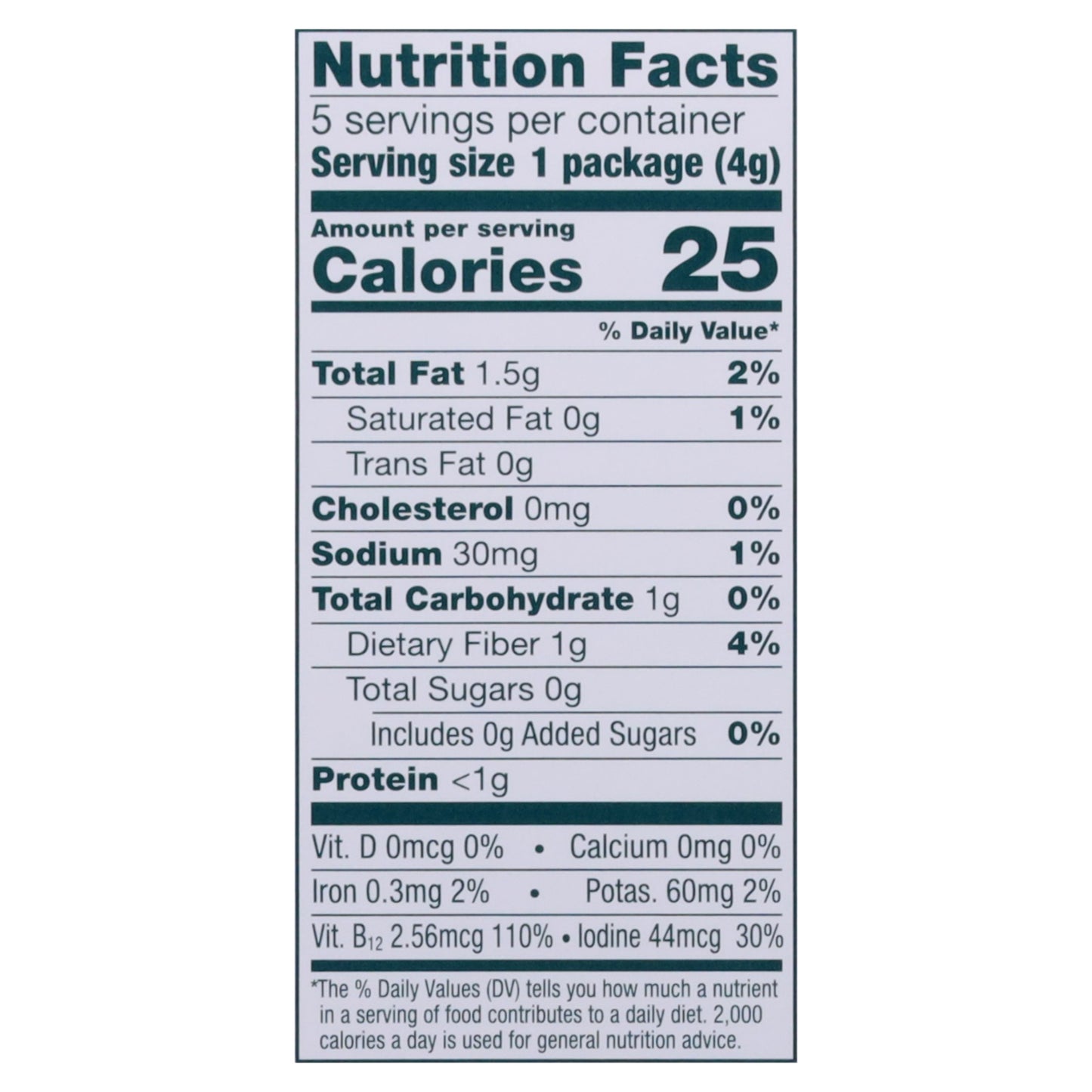 Gimme Organic Seaweed Snacks – Sea Salt 5-Pack, Case of 6 (0.14 oz Packs)