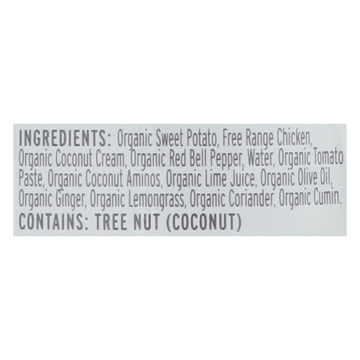 Serenity Kids - Pouch Chk Cnut Curry - Cs Of 6-3.5 Oz
