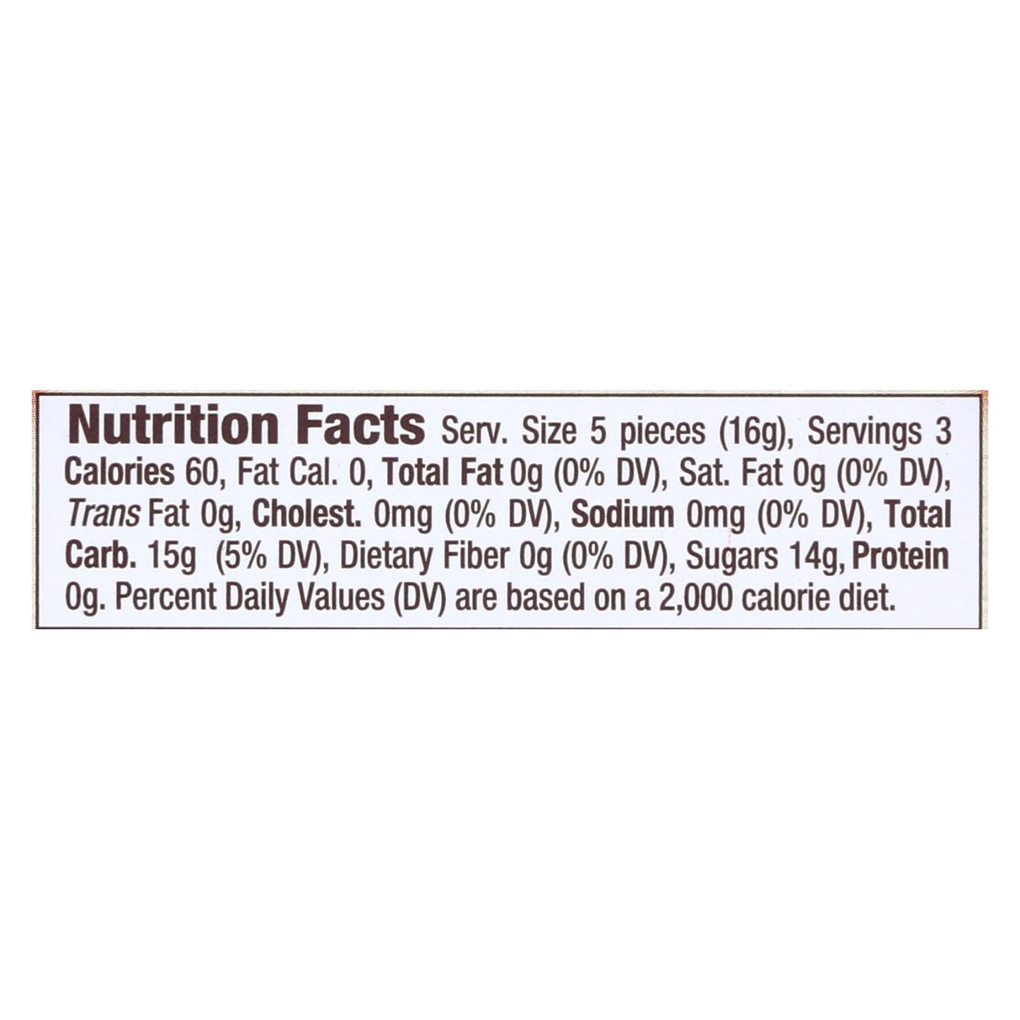 Torie And Howard Organic Pink Grapefruit and Tupelo Honey Hard Candy 2 oz pack, case of 8