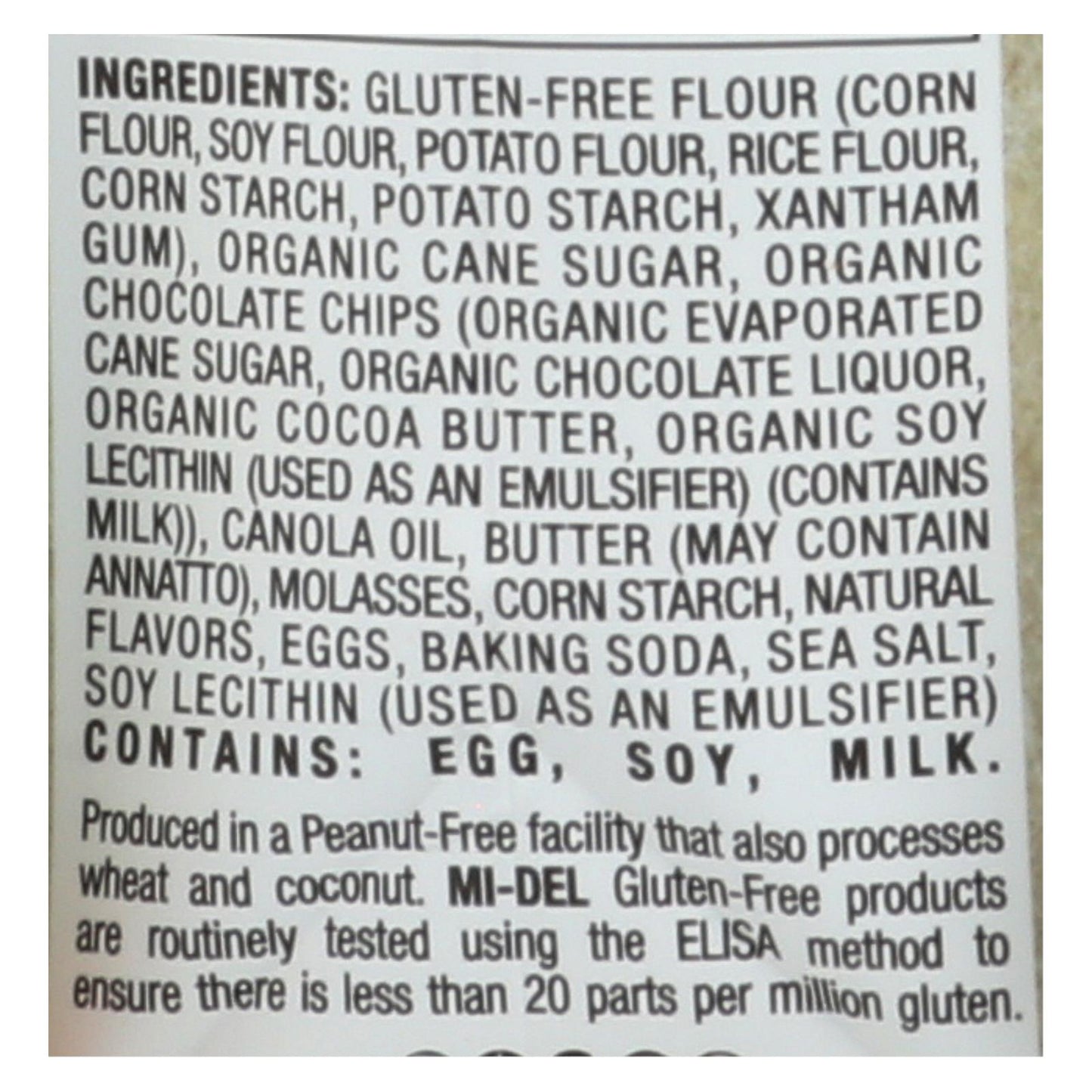 Mi-del's Gluten-free Chocolate Chip Crunchy Cookies - Case Of 8 - 8 Oz