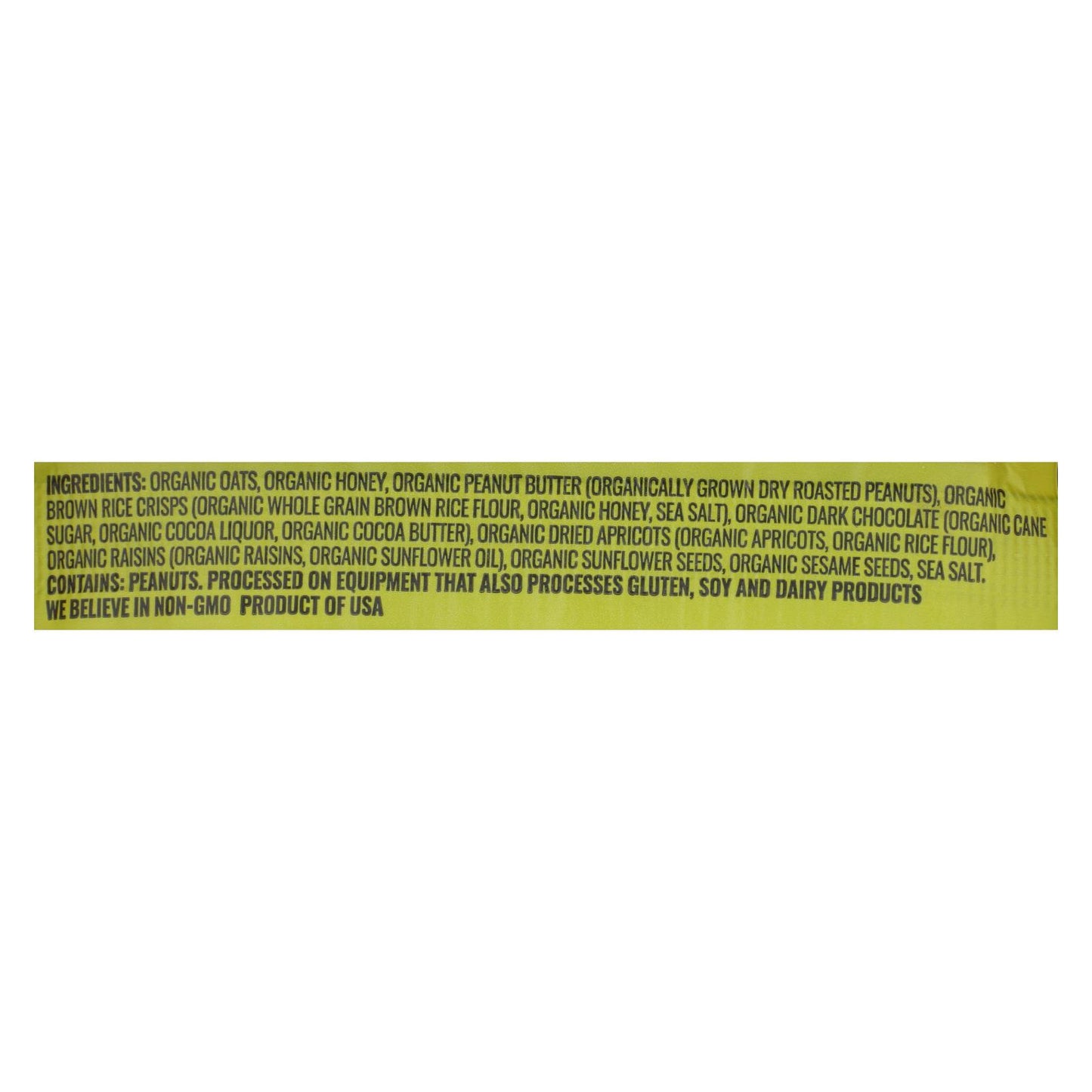 Kate's Real Food - Bar Grzly Peanut Butter Dk Cho - Case Of 12 - 2.2 Oz
