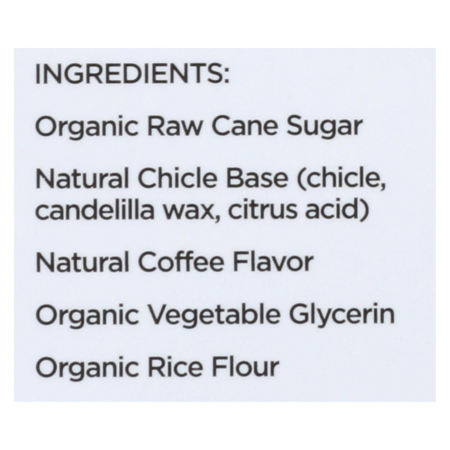 Simply Gum All Natural Coffee Gum – 15 Count Pack – Case of 12 – Sugar Free Gum Alternative to Pur Gums