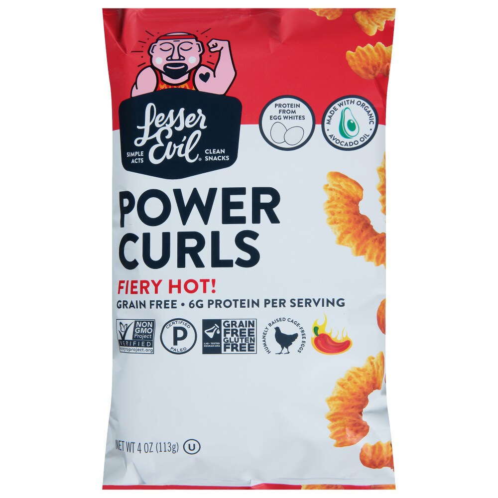 Lesser Evil - Fiery Hot Power Curls - 4oz