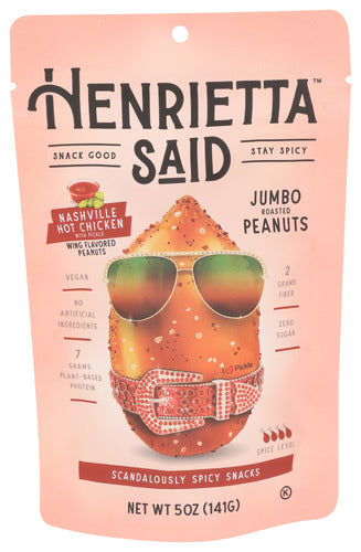 Peanuts Nashville Hot Chicken - 5oz | Henrietta Said Gourmet Snack