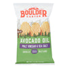 Boulder Canyon - Kettle Chips - Malt Vinegar And Sea Salt - Case Of 12 - 5.25 Oz.