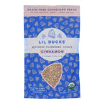 Lil Bucks Sprouted Cinnamon Buckwheat 6 oz pack – healthy superfood snack