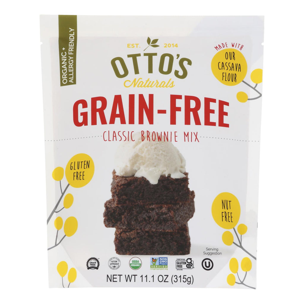 Otto's Naturals Classic Grain-Free Brownie Mix 11.1 oz – Gluten-Free Dessert