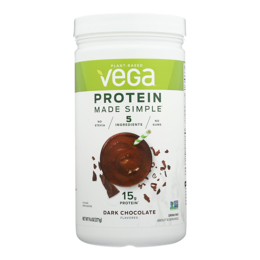 Vega - Protein Drink Mix Dark Chocolate - 1 Each-9.6 Oz