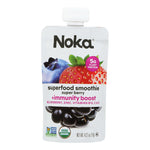 Noka Superfood Smoothie Super Berry – 4.22 oz pouch, pack of 6