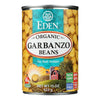 Eden Foods Organic Garbanzo Beans - Case Of 12 - 15 Oz.