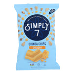 Simply 7 Quinoa Cheddar Chips – 3.5 oz bag, case of 8