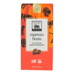Endangered Species Natural Chocolate Bars - Dark Chocolate - 72 Percent Cocoa - Espresso Beans - 3 Oz Bars - Case Of 12