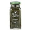 Simply Organic - Dill Weed Organic - Case Of 6 - 0.81 Ounces