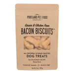 Portland Pet Food Company - Dog Treats Bacon Biscuits - Case Of 6-5 Oz