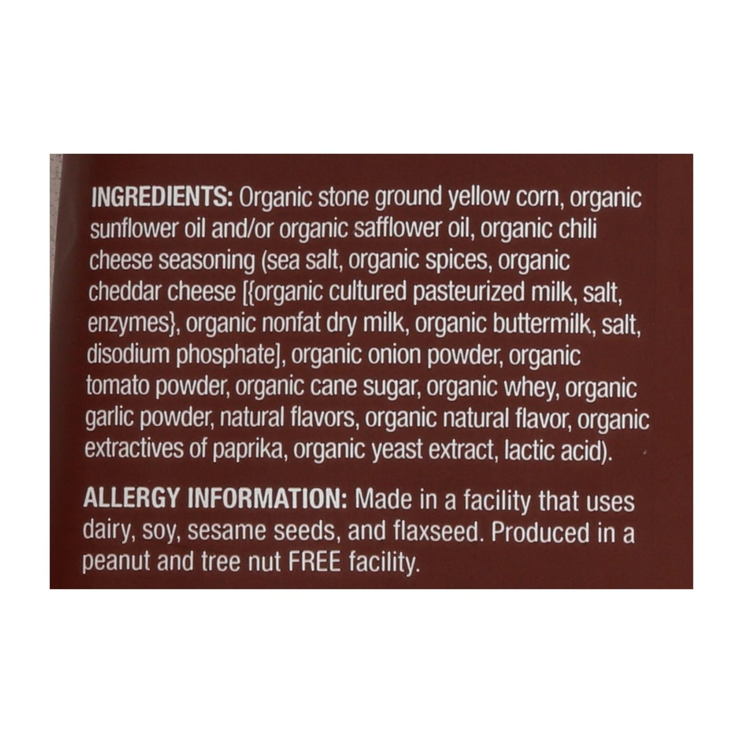 Bag of RW Garcia Organic Corn Chips – 7.5 oz bag, gluten-free, USDA organic, case of 12