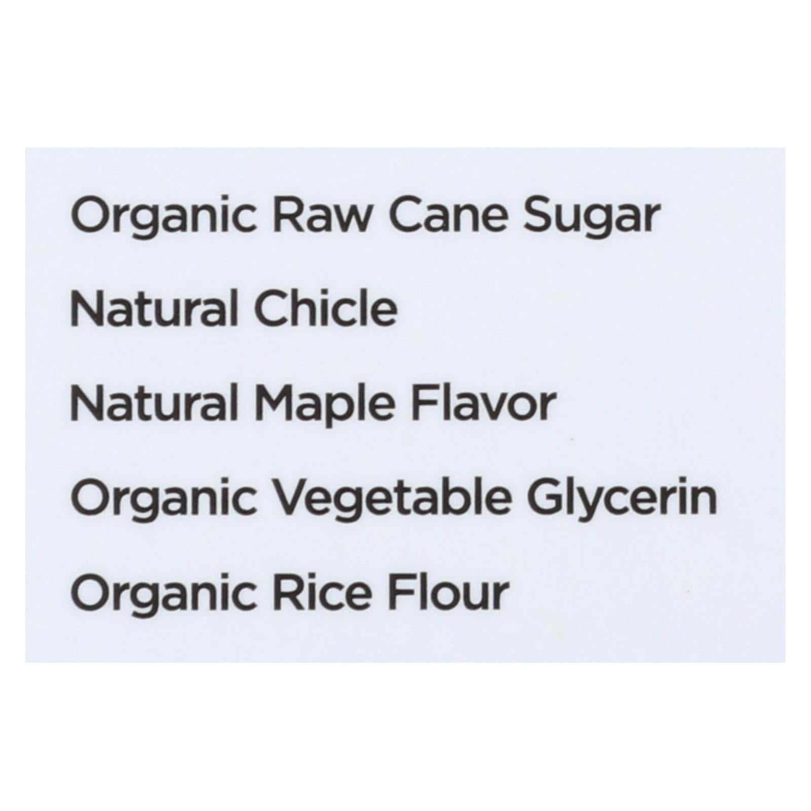 Simply Gum All Natural Maple – 15 Count Pack – Case of 12 – Simply Gum Chewing Gum with Natural Ingredients