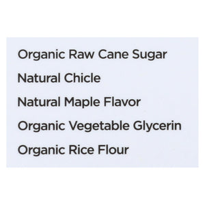 Simply Gum All Natural Maple – 15 Count Pack – Case of 12 – Simply Gum Chewing Gum with Natural Ingredients