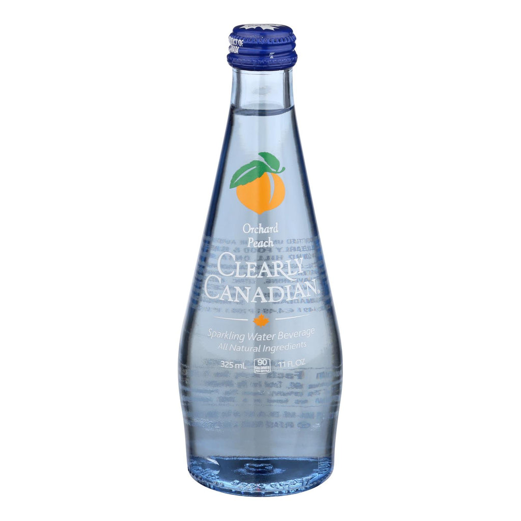 Clearly Canadian - Sparkling Water Orchard Peach - Case Of 12-11 Fz