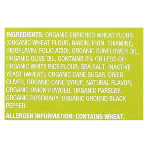 Miltons - Baked Crackers Oo&ss - Case Of 8 - 6 Oz