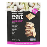 Every Body Eat - Snack Thins Chive/garlic - Case Of 6-4 Oz