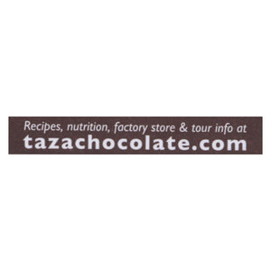 Taza Chocolate Organic Mexicano Discs – Coffee Flavor – 55% Dark – 2.7 oz Pack – Case of 12 – No Lead or Cadmium