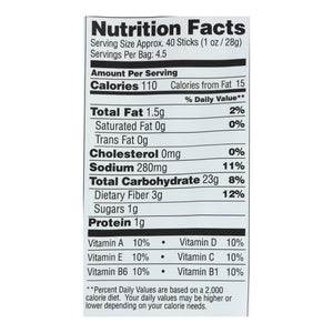 From The Ground Up - Cauliflower Pretzel Sticks - Original - Case Of 12 - 4.5 Oz.