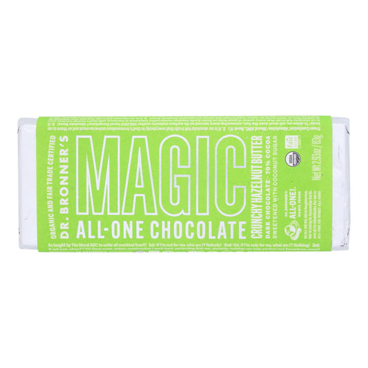 Dr. Bronner's - Bar Chocolate Hazelnut Butter - Case Of 12-2.93 Oz