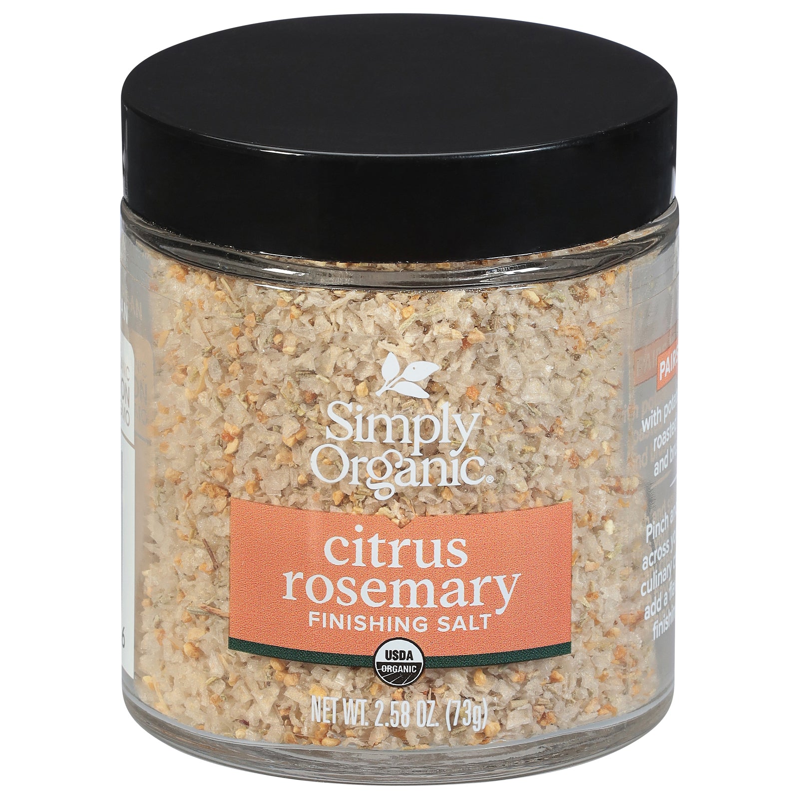 Simply Organic - Salt Og2 Citrus Rosemary - Cs Of 6-2.58 Oz