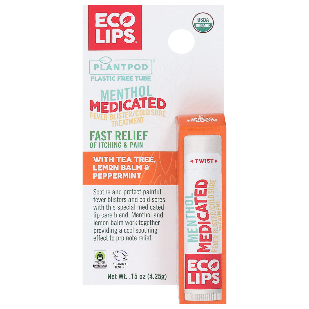 Ecolips - Lp Med Dsp Cld Sore Evere - Cs Of 8-.15 Oz