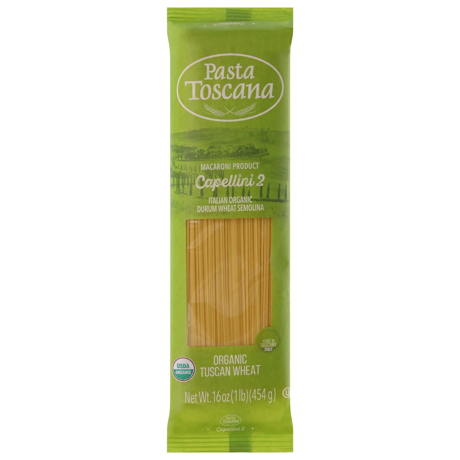 Pasta Toscana - Pasta Og2 Capellini - Cs Of 12-16 Oz
