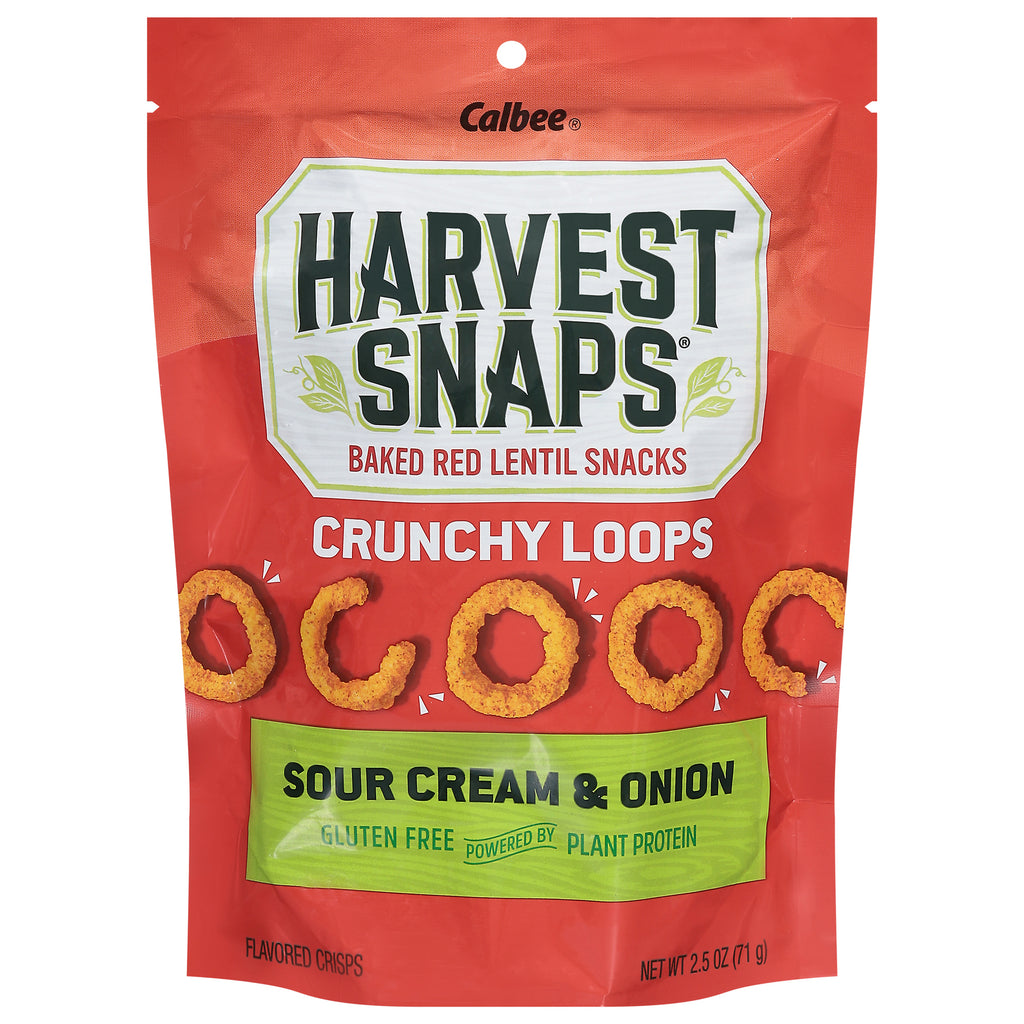 Harvest Snaps - Crunch Loops Scrm Onion - Cs Of 12-2.5 Oz