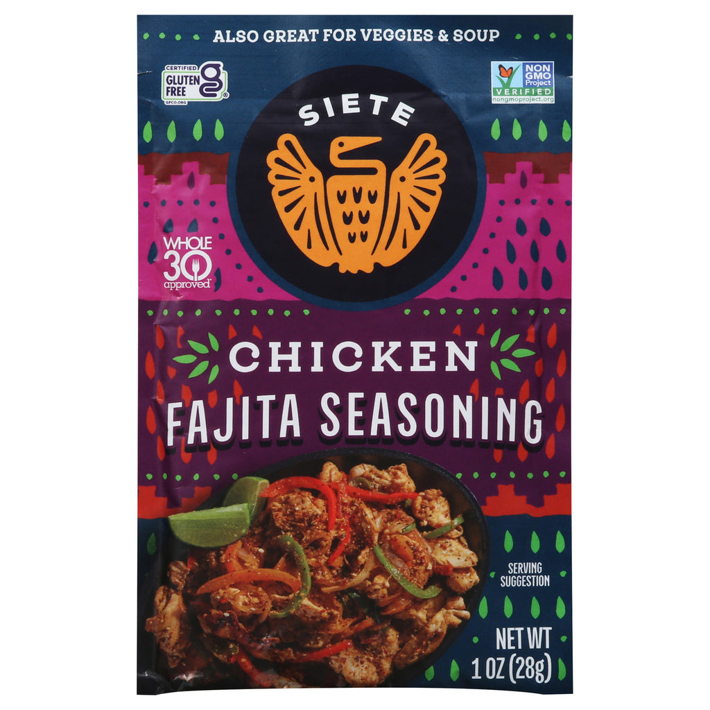 Siete - Seasoning Chicken Fajita - Cs Of 12-1 Oz