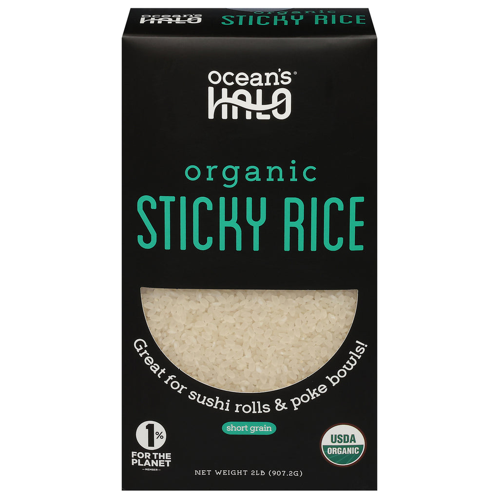 Ocean's Halo - Rice Og2 Sticky Short Grn - Cs Of 5-32 Oz