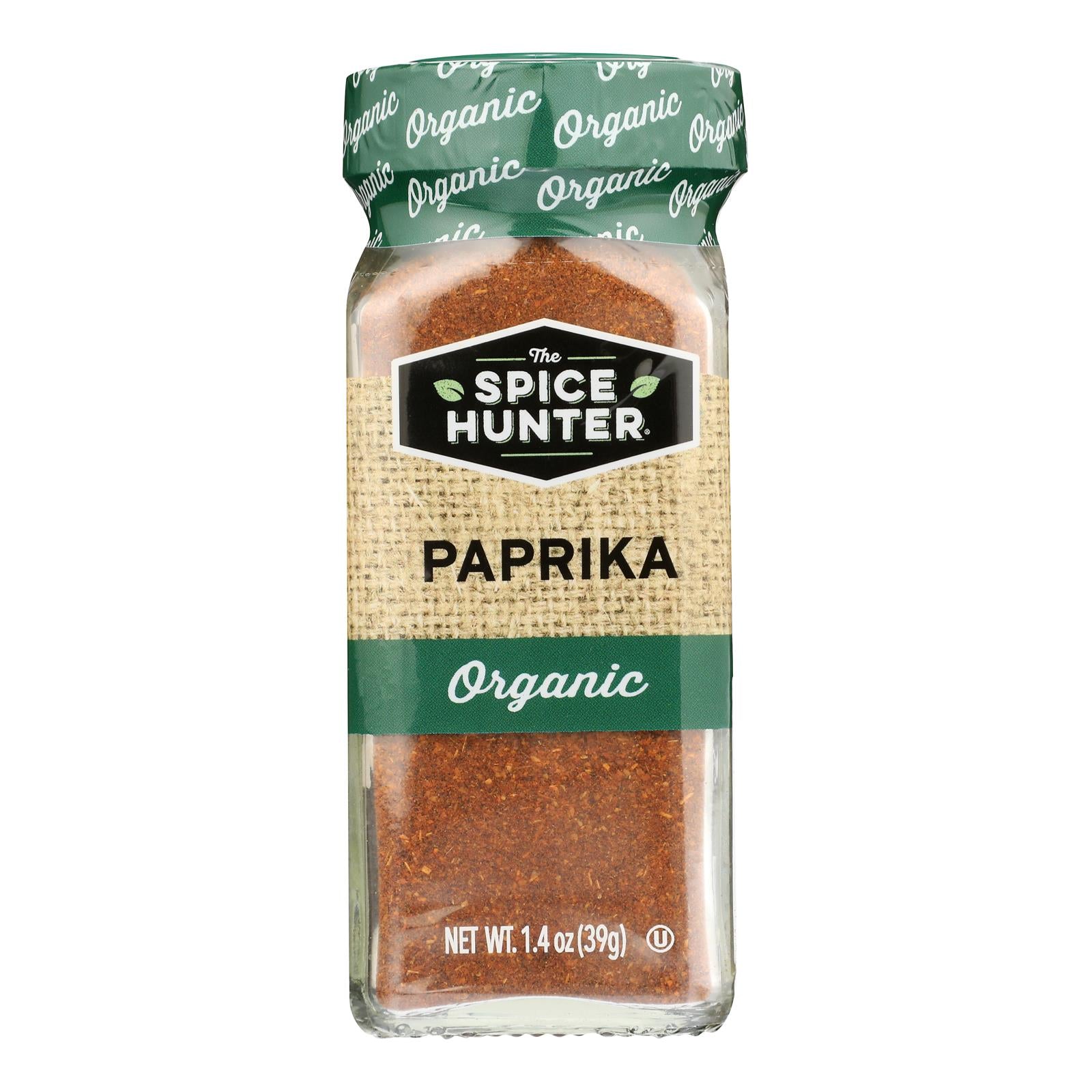 Spice Hunter - Paprika Organic Ground - Case Of 6 - 1.4 Oz