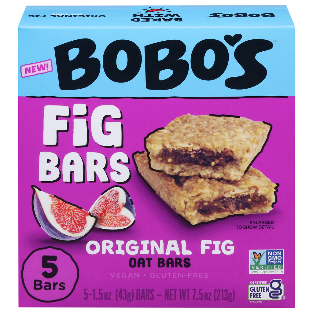 Bobo's Oat Bars - Fig Bar Original - Cs Of 6-5/1.5 Oz