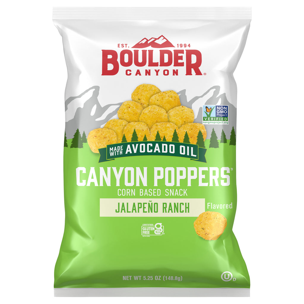 Bag of Boulder Canyon Jalapeno Ranch Avocado Oil Chips (5.25 oz) – Case of 12