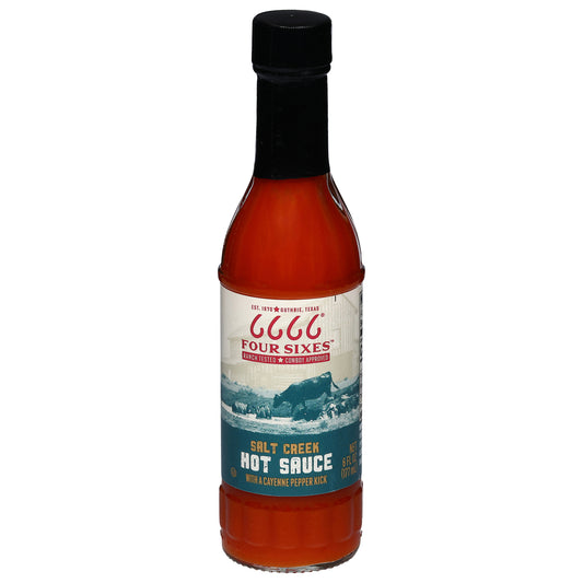 Four Sixes - Hot Sauce Salt Creek - Cs Of 12-6 Fz