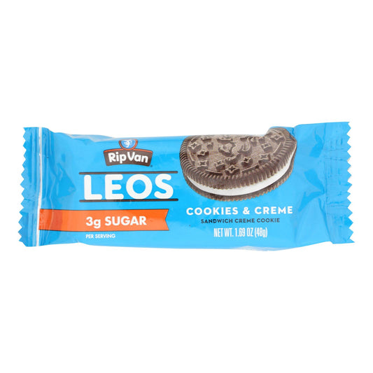 Rip Van Wafels - Cookies & Creme Leos - Cs Of 10-1.69 Oz