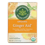 Traditional Medicinals Organic Ginger Aid Herbal Tea - Caffeine Free -16 Bags
